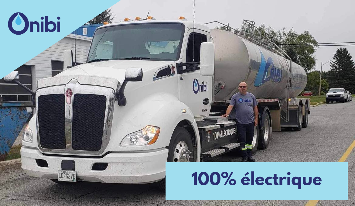 16 février 2023 – Onibi reçoit son camion 100% électrique