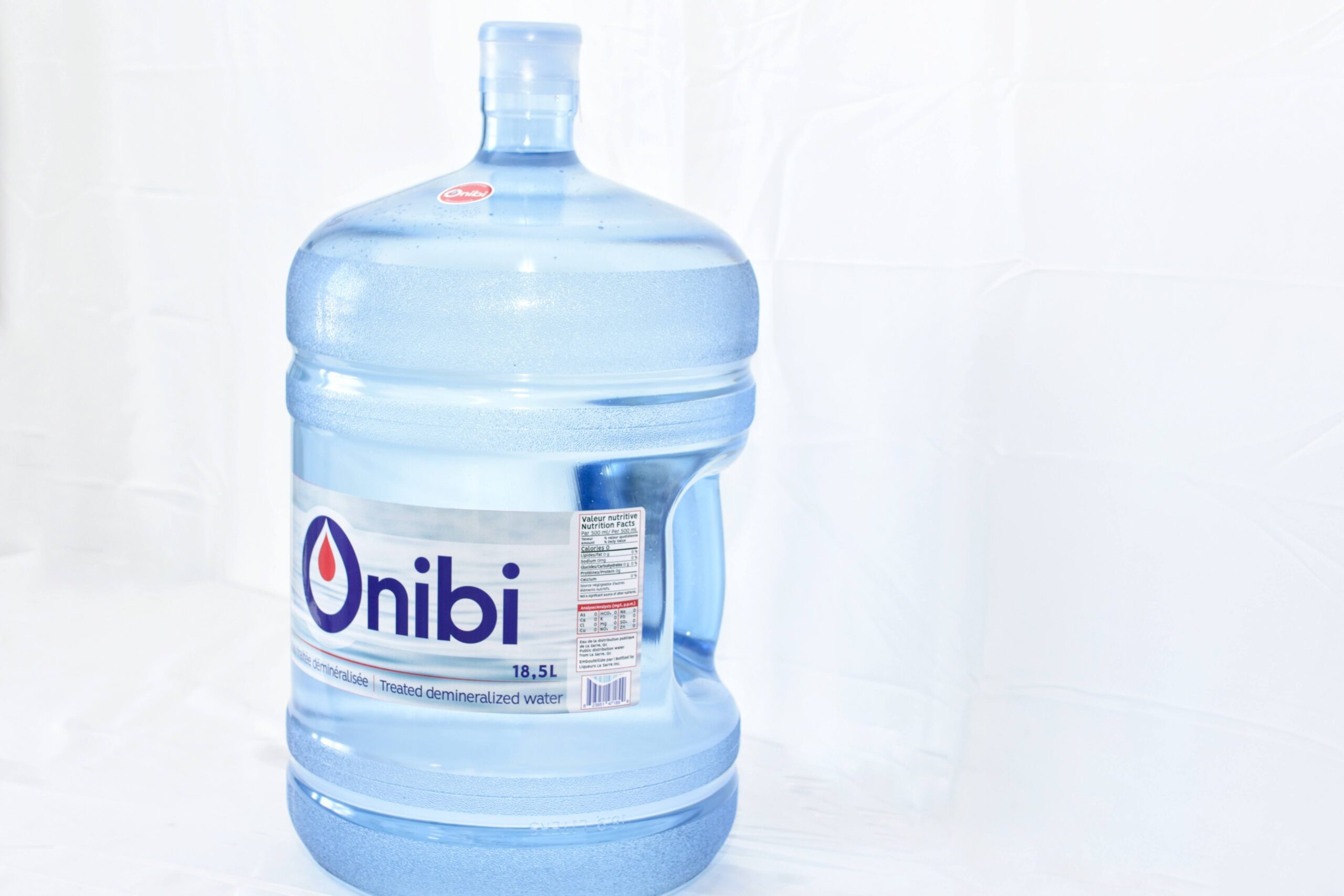 Eau traitée déminéralisée 18 litres - Onibi